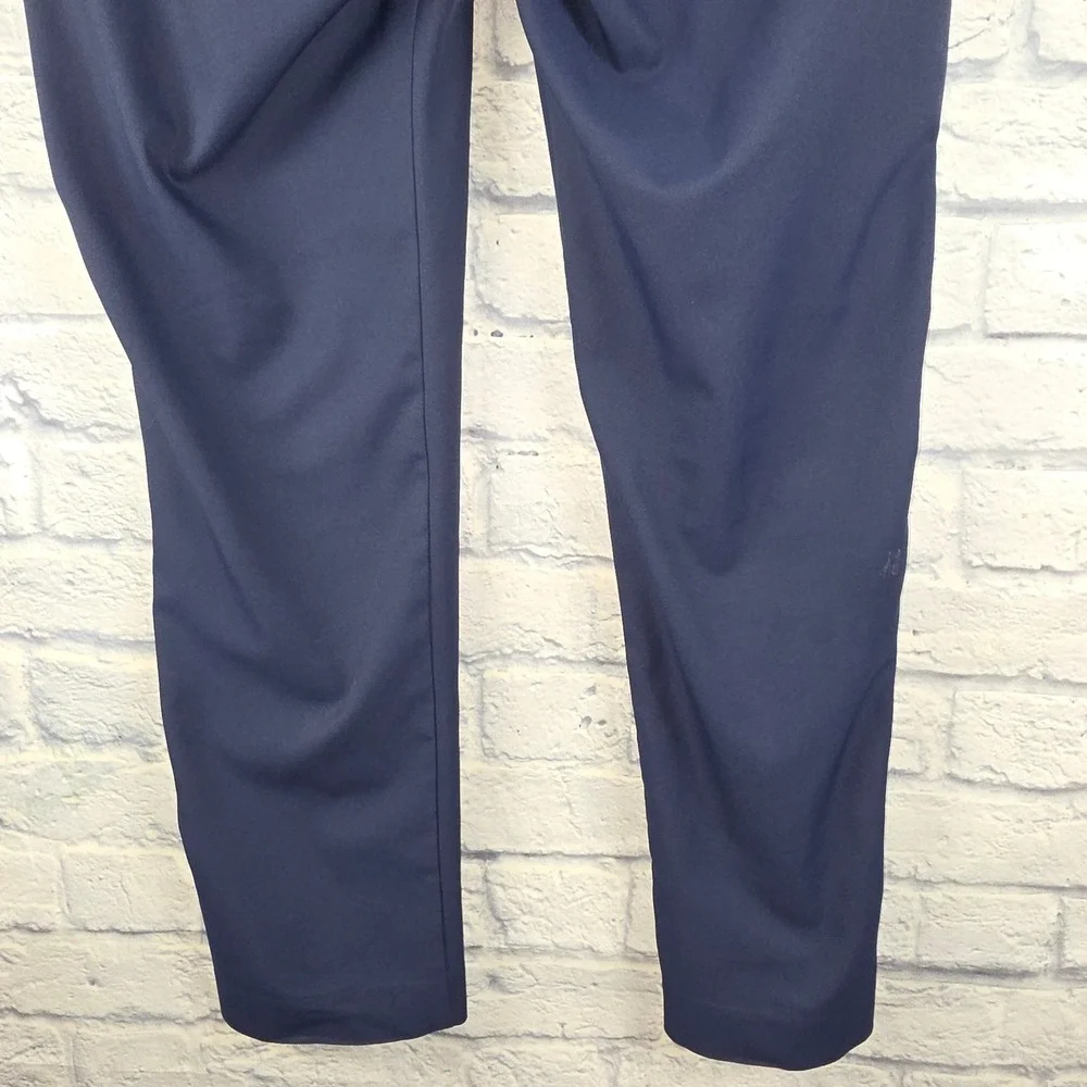 Peter Millar Crown Sport Mens Navy Blue Performance Golf Pants Size 38X31 Read